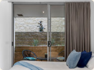 2nd Bedroom with King Size Bed or 2 King Single Beds | Luxury Ground Level Apartment