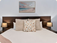 Main Bedroom with King Size Bed | Luxury Ground Level ApartmentLuxury Ground Level Apartment