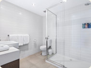 Main Bathroom with Walk In Shower | Luxury Sea View Apartment